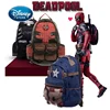 Disney Marvel Captain America Backpack Deadpool Travel Laptop Bag For Students Large Capacity Men's Mountaineering Bag 1