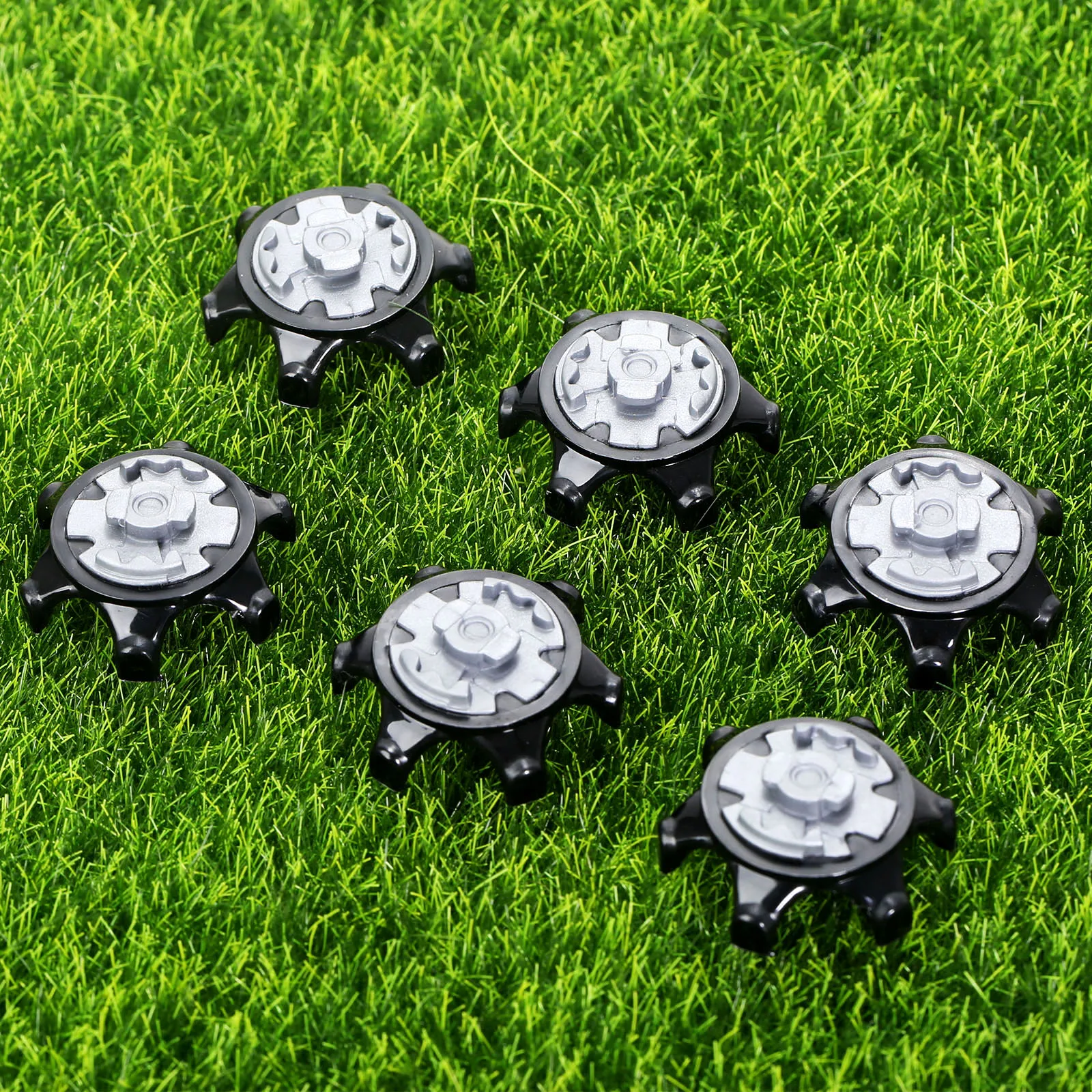 14Pcs TPR Golf Shoe Spikes Replacement Clamp Cleats Pins Fast Twist Turn Screw Studs Stinger Accessories Training Aids | Спорт и
