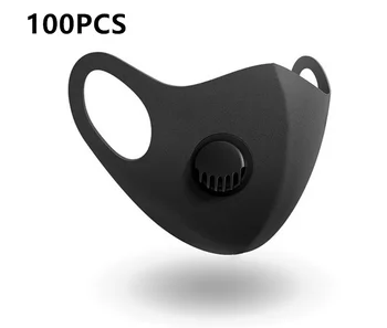 

100PCS Adult Face Protective Mask Anti Pollution PM2.5 Mouth Mask Anti-Dust 5 Layer Filter Masks Cotton Mask Reusable Masks