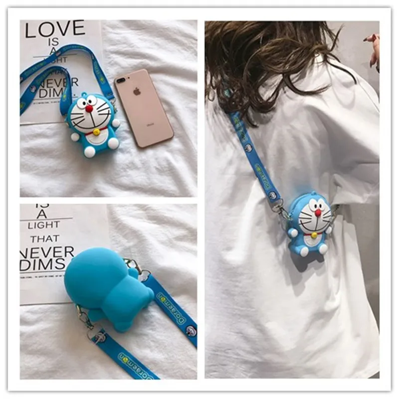 

Cute Cartoon Doraemon Women's Bag Japanese Style Shoulder Bags New Fashion Crossbody Bag Adorkable Portable Handbags Coin Purse