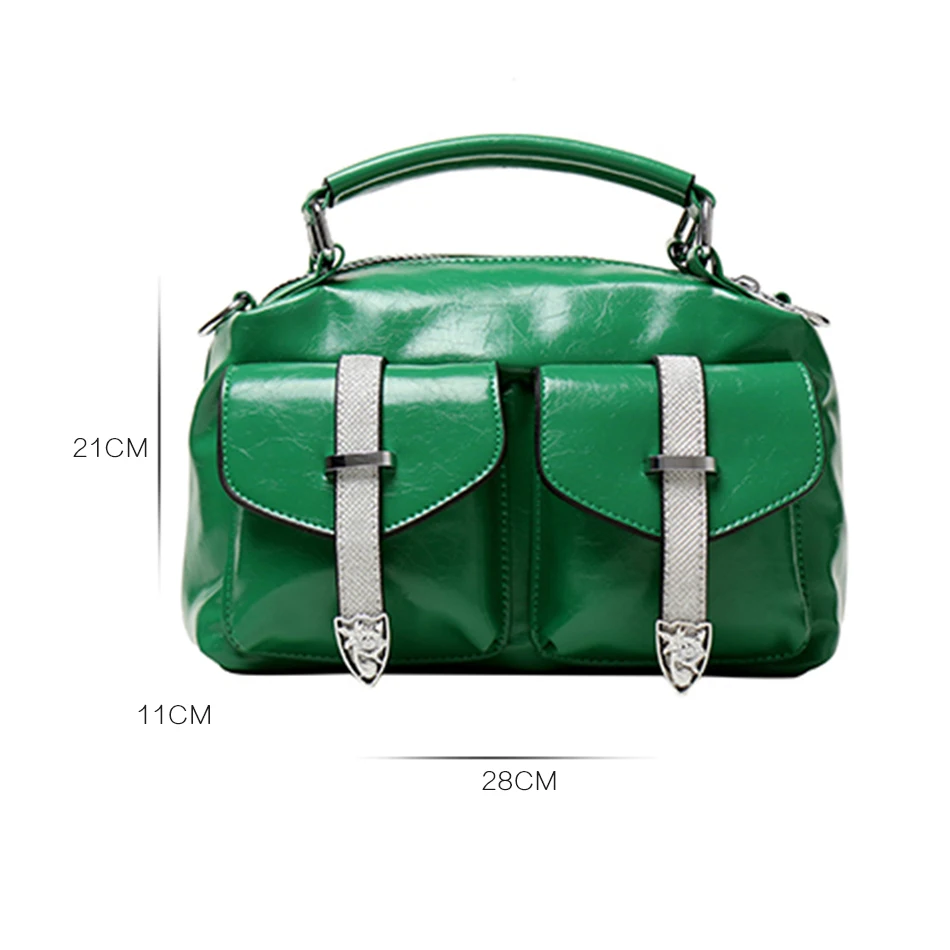 Новая модная женская сумка Boston из мягкой кожи, роскошные сумки для женщин, дизайнерские передние двойные карманные сумки через плечо для женщин