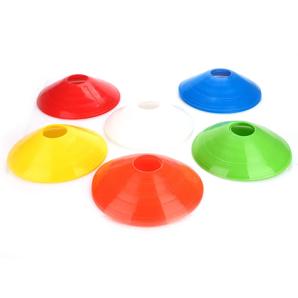 Convenient Football Training Barrier Marker Cones 5pcs Skating Practice Court Beginner Soccer Marker Disc Outdoors Lawn PE