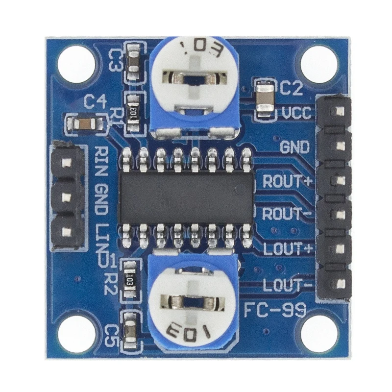 PAM8406 плата цифрового усилителя с потенциометром громкости 5Wx2 стерео M70|digital amplifier