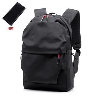 

New Men Backpack for 15.0 Inches Laptop Back Pack Large Capacity Stundet Backpacks Pleated Casual Style Bag Water Repellent 2019