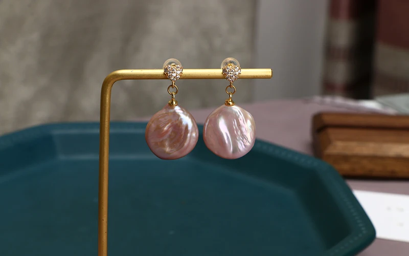14k gold pearl earring (4)