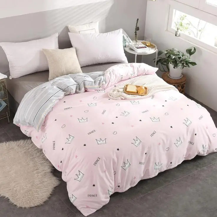1 шт., хлопок, пододеяльник, с принтом, queen King size, пододеяльник, односпальная двуспальная кровать, для дома, постельные принадлежности, Артикул