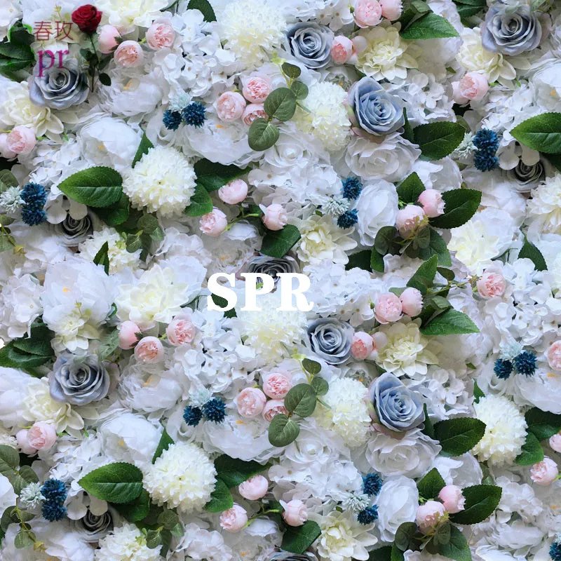 

SPR 24pcs/lot NEW 3D higher wedding flower wall stage backdrop decorative wholesale artificial flower table centerpiece