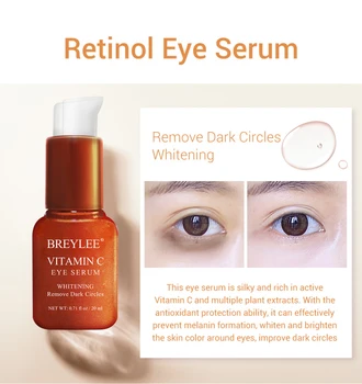 

20ML Retinol Serum Hyaluronic Acid Vitamin C Cream Skin Care Eye Bags Moisturizing Dark Circles Nourish Firming TSLM1