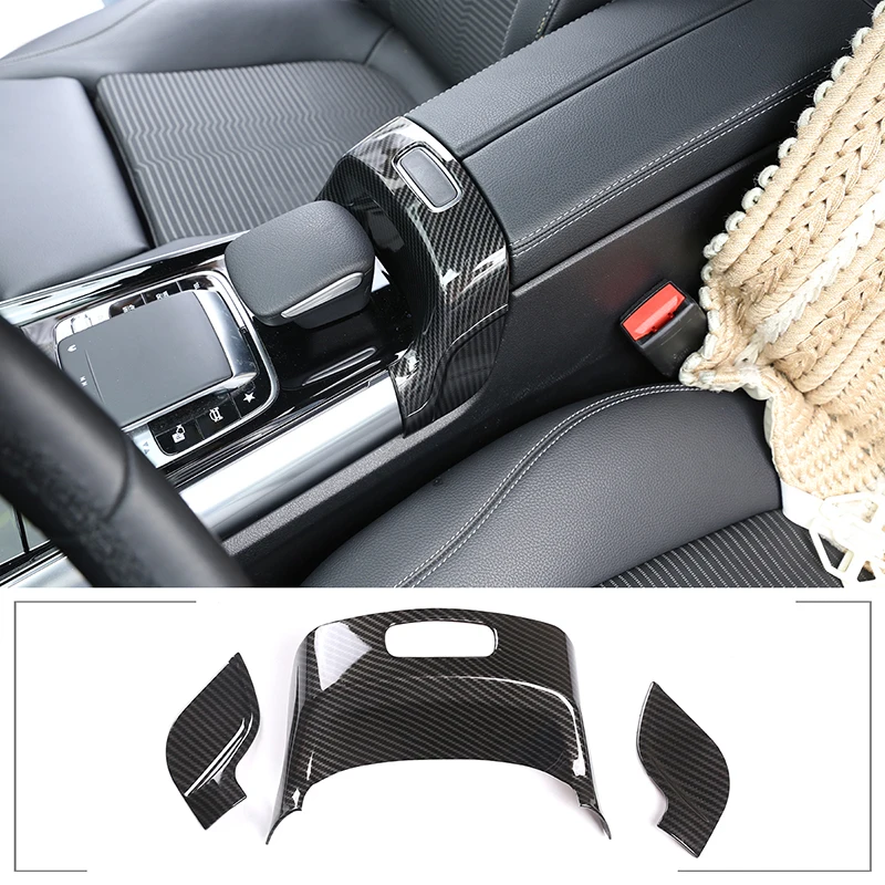 

Car Interior ABS Center Armrest Box Switch Button Frame Cover Trim For Mercedes Benz B GLB Class W247 X247 2020Â
