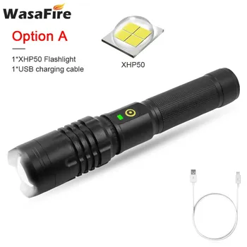 

Telescopic 1200 Lumens LED Flashlight Powerful Rechargeable 3 Mode Tactical Flashlight Portable Zoomable Camping Exploring Torch