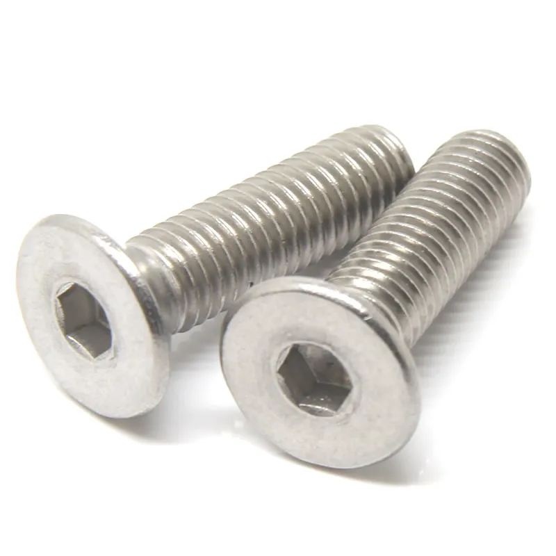 (10 pc/lot) M6*L =8-100mm DIN7991 Stainless Steel A2 Hex socket flat head countersunk toy CSK screw | Обустройство дома