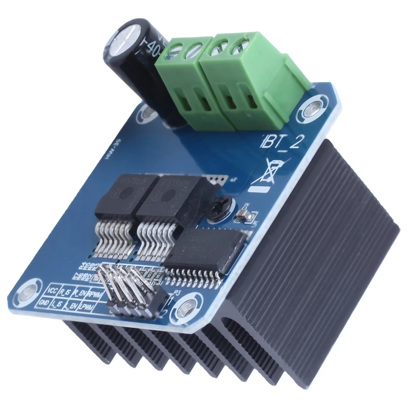 Полупроводниковый двигатель драйвер Авто BTS7960 43A h-мост ШИМ привод для Arduino Горячий