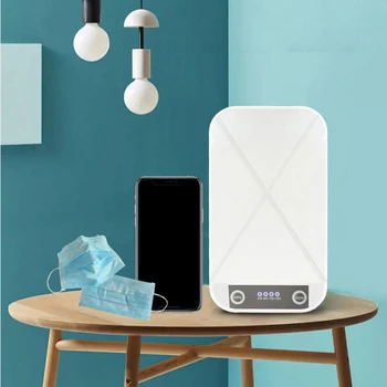 

5V UV Light Phone Sterilizer Box Sunglasses Jewelry Sun protection clothing Phones Cleaner Personal Disinfection Cabinet with