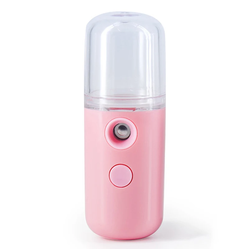 Mini USB Rechargeable Nano Mist Sprayer Cooler Facial Steamer Humidifier Face Moisturizing Nebulizer Beauty Skin Care Supplies 