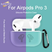 KISSCASE силиконовый чехол для Apple Airpods Pro, беспроводные Bluetooth наушники, защитный чехол для Air Pods Pro Airpods 3, чехол