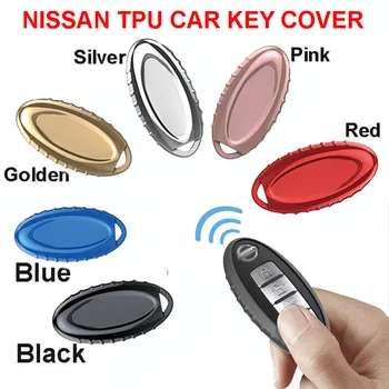 

Luxury Soft TPU Car Key Cover Protect Case for LIVINA TIIDA TEANA X-TRAIL QASHQAI GT-R 370Z Keyless Entry Smart Remote Fob