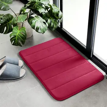 

Home Comfort Alfombra Floor Door Mat Non-Slip Back Thicked Memory Foam Bath Rug Highly Absorbent Cushioned Pad Bathroom Carpet