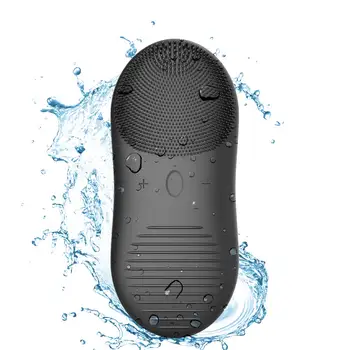 

Sonic Facial Cleansing Brush, 2 In 1 Silicone Face Cleanser Brush & Massager for Deep Cleansing & Nutrition