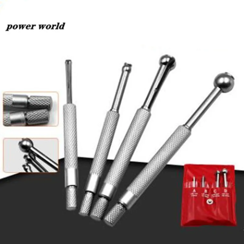 Dimensional Measurement 4pcs New Small Hole Bore Gauge Telescopic Full