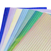 20*34 см искусственная синтетическая искусственная кожа Ткань Ткачество блестящая ткань переливающийся кожаный лист DIY лук кожевенное ремесло, 1Yc7488