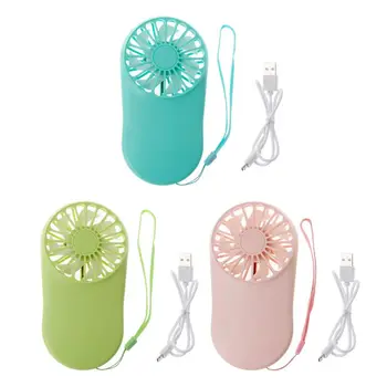 

Mini Portable Pocket Fan Rechargeable USB Cool Air Hand Held Travel Cooling DC Outdoors Tool F42B