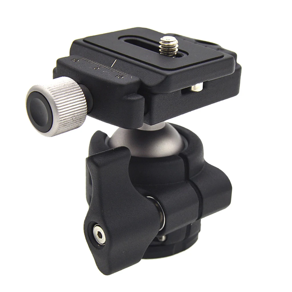 LC-28 28mm Low Center Of Gravity Mini Tripod Ball Head for Digital Cameras Max Load Capacity 20Kg