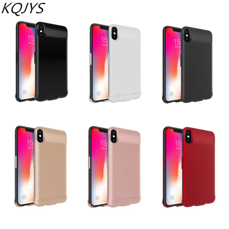 KQJYS Power Bank зарядное устройство чехол для iPhone XR X XS портативный ультра тонкий