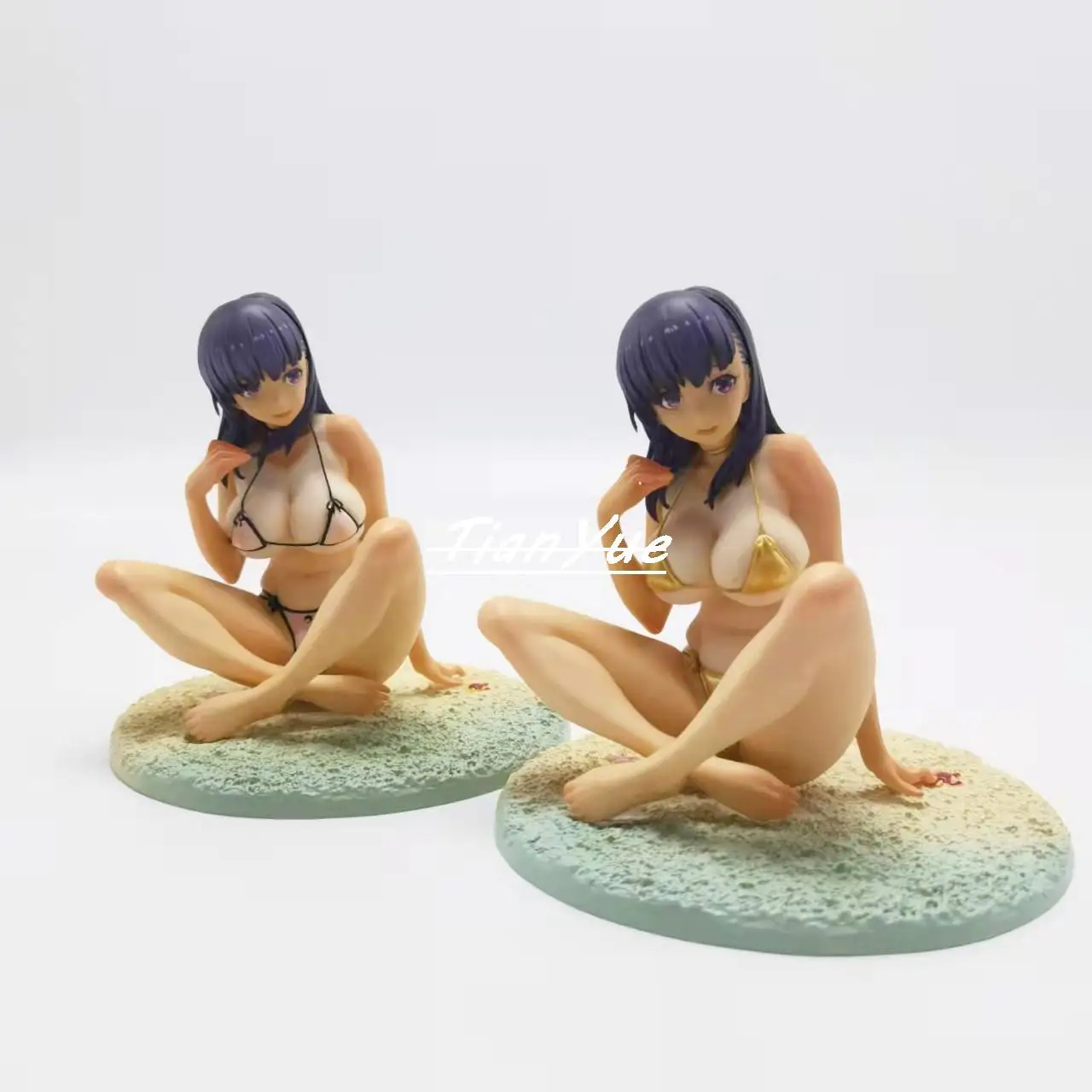 

Anime Bikini Pin up girl on the Beach Sexy Girls Model Toys Gift 14cm