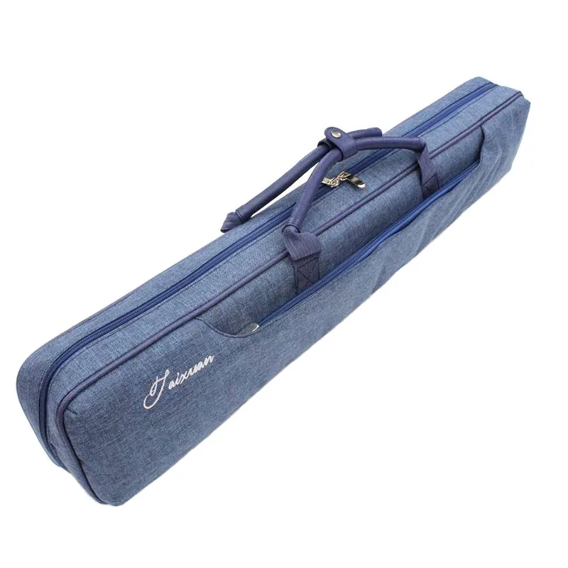  Billiard Pool Cue Case 7 Holes Oxford Cloth High Capacity Portable Carrying Case 1/2 Kit Profession