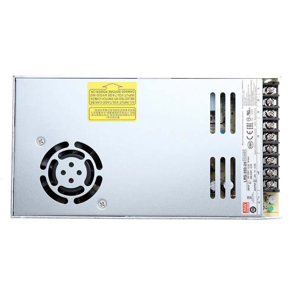 Fonte de Alimentação Peças de Impressora 215x115x30mm para Cr-10 Creality v2 Meanwell 24v 350w Ultra-fino Comutação Cr-5 3d Cr-6 se Ender-3 - Imagem 5