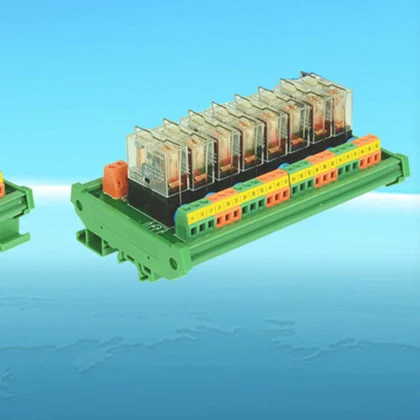 

16-way machine tool relay module, DC crimping terminal block, row module 16A group