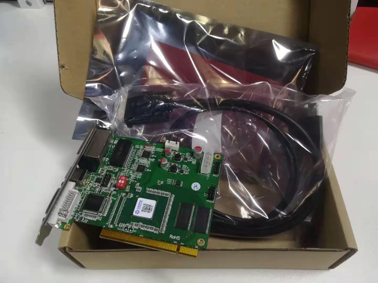 Linsn TS802D full color sending card support RV908M32 linsn receiveing card for p5 outdoor led display