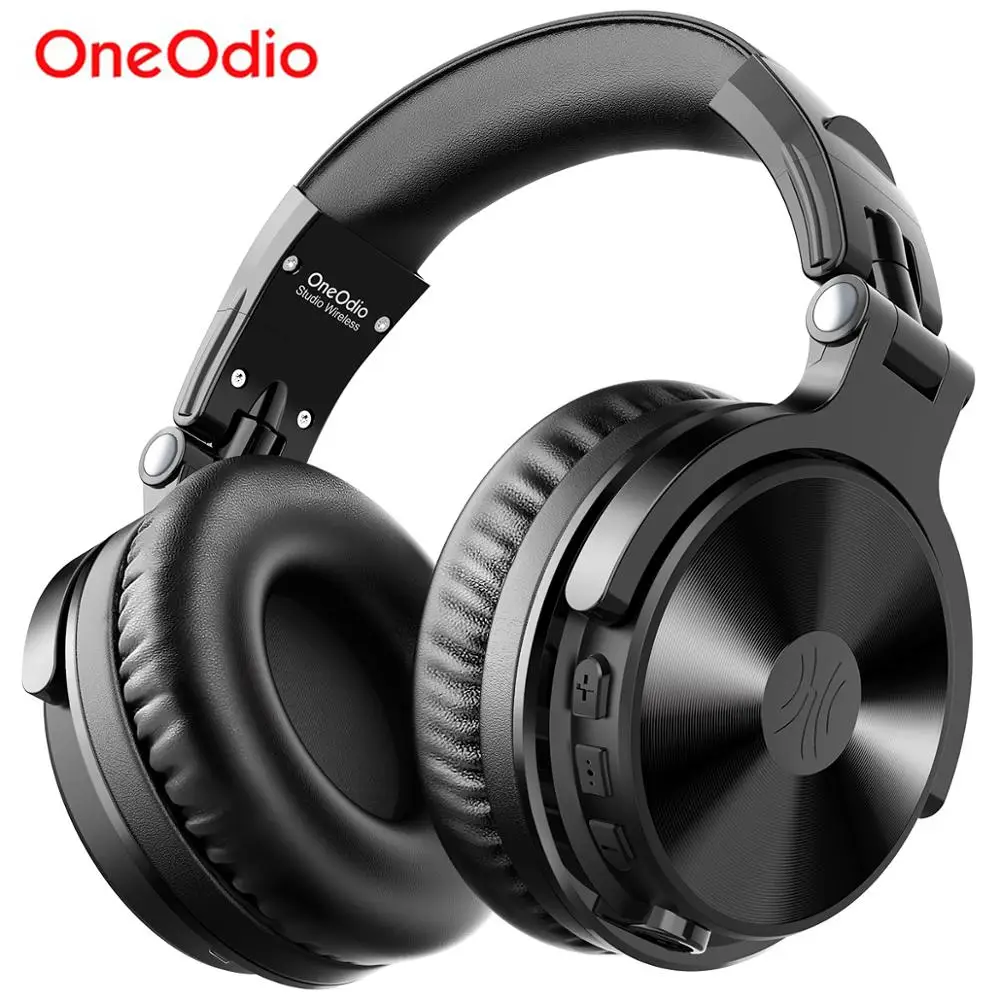Oneodio sobre a Orelha Fones de Ouvido Estéreo com Fio Fone de Ouvido sem Fio Mic para o Telefone 5.0 com Cvc8.0 Bluetooth Esporte Aac