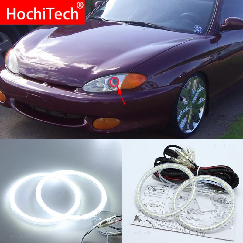 Для hyundai Tiburon coupe 1996 1997 1998 1999 супер яркий белый цвет 3528 SMD комплект светодиодов