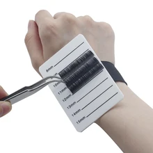 

Thinkshow Eyelash Extensions Bandage individual Lashes Glue Pad & Lashes Storage Acrylic Display Palette Grafting Eyelashes