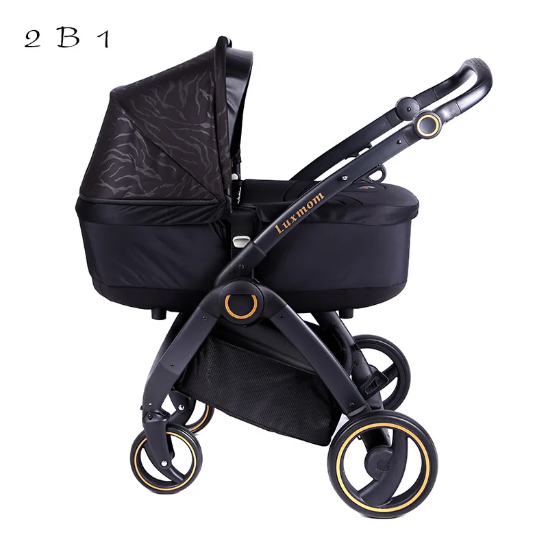 luxmom новая коляска 2-в-1 3-в-1 детское автокресло Детские коляски для зимы в Россию - Цвет: 2 in 1  Color 4