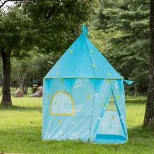 Милая Детская палатка в виде короны, детский игровой домик, подарок на день рождения, игрушечный домик принцессы для девочек