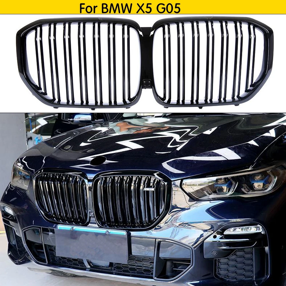 

Front Grille G05 X5 2019 Glossy piano black Perfect fitment High quality Paint For BMW X5 G05 2019