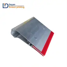 Aluminum ergo force grip silk screen printing squeegee handle