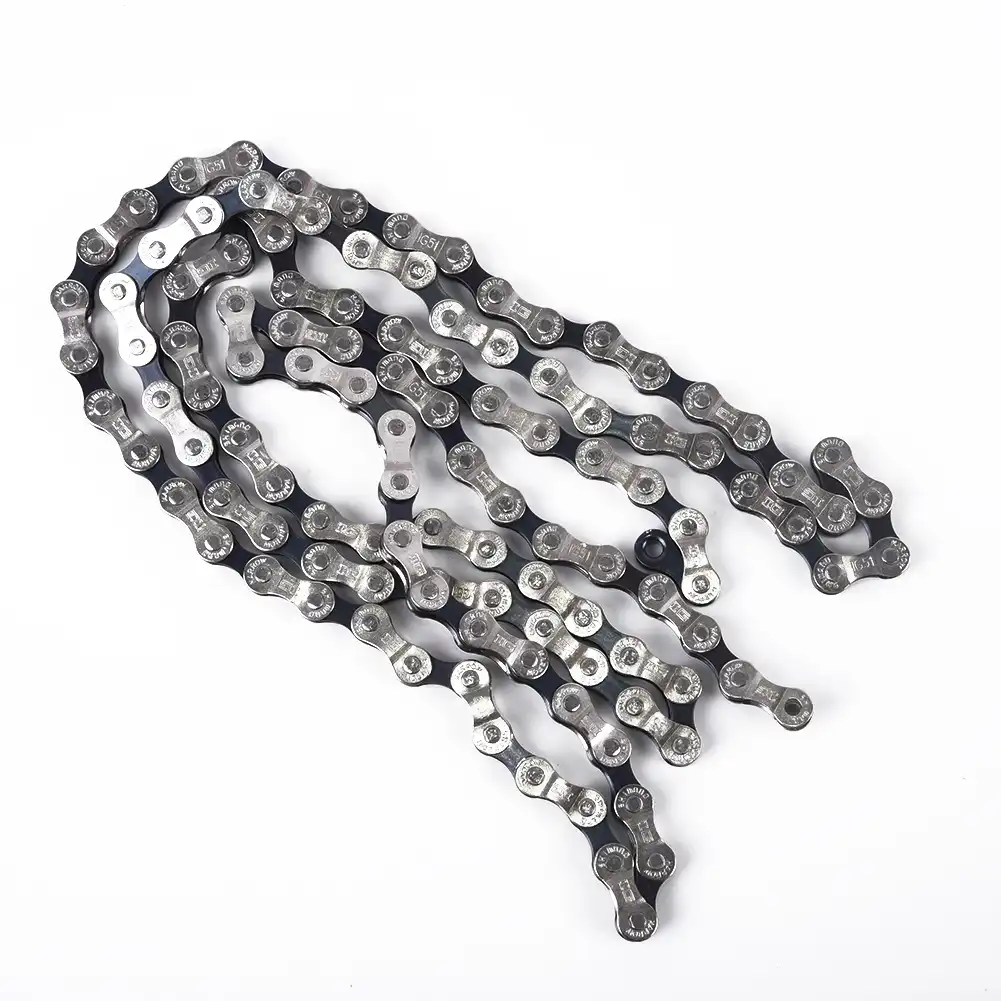 6//7//8 Speed Silver IG51 Steel Bicycle Chain MTB Mountain Bike Chain 116 links
