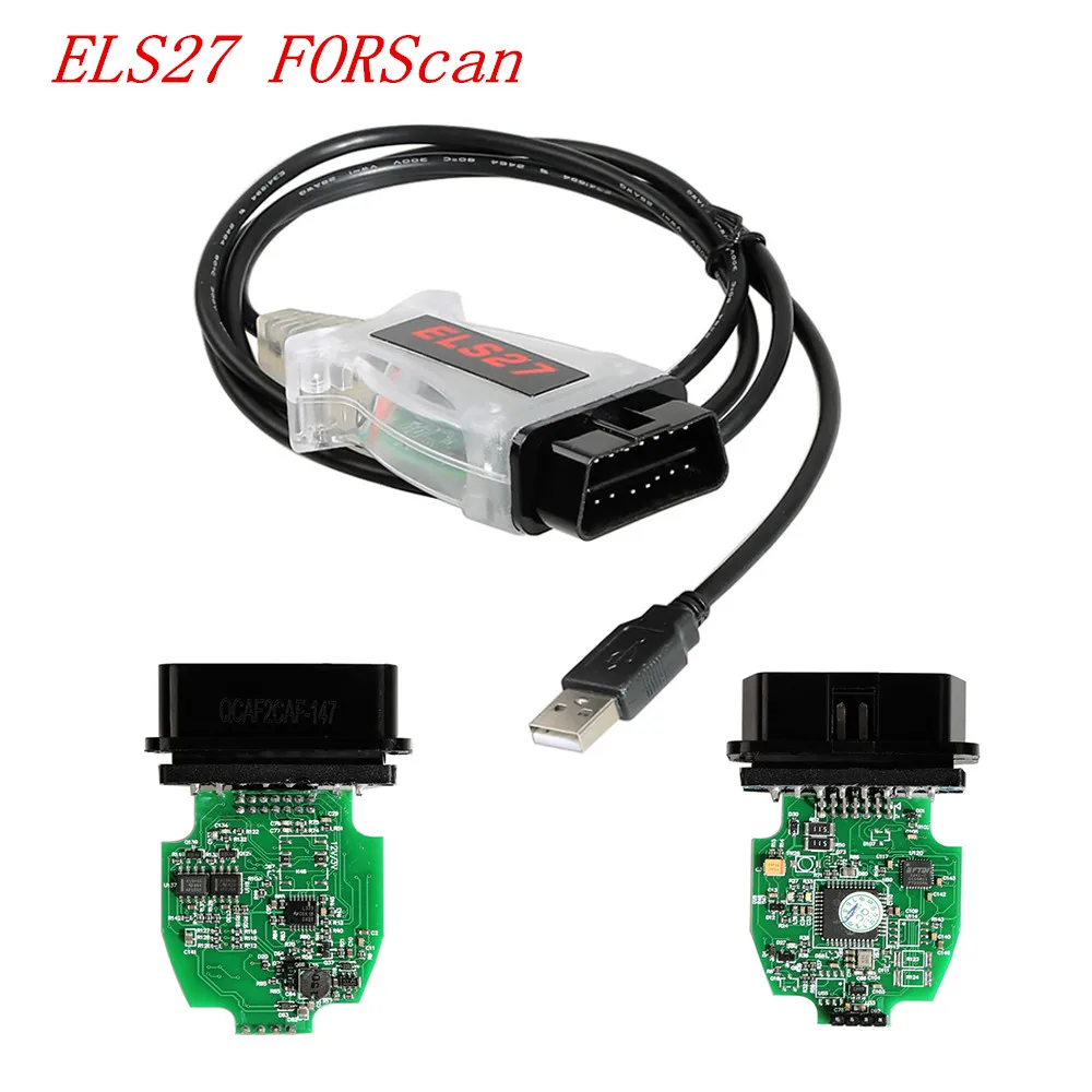 

ELS27 FORScan is a software scanner for Ford/Mazda/Lincoln /Mercury vehicles OBD2 Diagnostic Cable Support ELM327 J2534