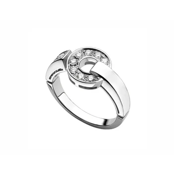 

2020 New High-quality Fashionable Bulgarian Women's Charm Ring With Shiny Zircon, Free Shipping On Luxury High-end Jewelry