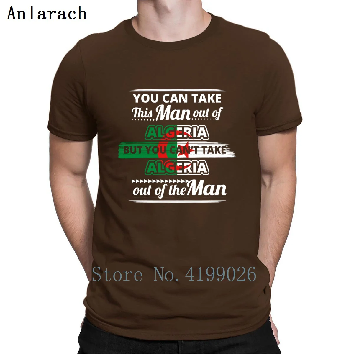 Geschenk AU Liebe Mann heimate Algeria футболка Повседневная на заказ тонкая весна осень плюс размер 5xl хлопок формальная Милая рубашка - Цвет: coffee
