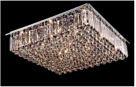 Современный led столовая большая Хрустальная люстра лампа спальня атмосферу освещение в гостиную Красочные простые прямоугольные вилла