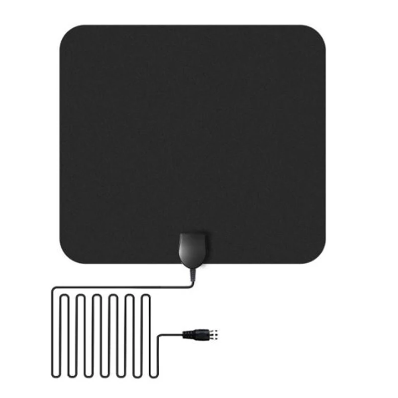 Цифровой ATSC/DVB-T2 антенна ТВ HD 4K Antena цифровой Внутренний, HDTV 1080p усилитель