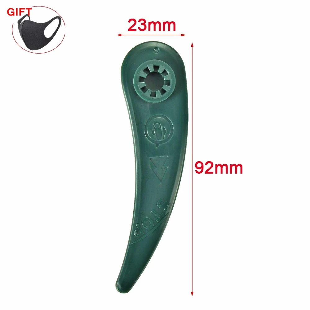 Plastic Blade Trimmer 25 Pieces Replacement Grass Blades Dura Lawn Mower for BOSCH ART 23-18 LI | Инструменты