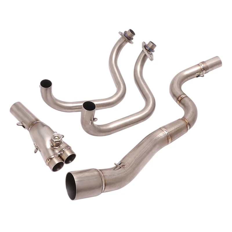 Slip-On For Kawasaki Ninja250 Ninja 250 300 Z250 Z300 2012 - 2017 Motorcycle Exhaust Titanium Alloy Escape Moto Front Link Pipe - Image 2