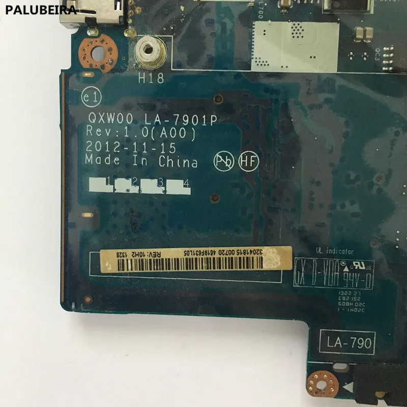 PALUBEIRA CN-0R3XNJ R3XVJ CN-034C90 034C90 для DELL Latitude E5430 Материнская плата ноутбука QXW00 LA-7901P Материнская плата ноутбука ПК
