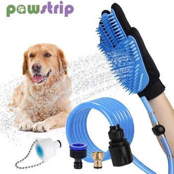 

Pet Bath Brush Dog Glove Shower Head Dog Grooming Glove Cat Comb Puppy Bathing Massage Brush Pets Cleaning Supplies