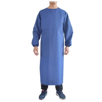 

Lab Coats Waterproof Jacket Longsleeve Grease Proofing Scrub Uniform 6Colors 2020